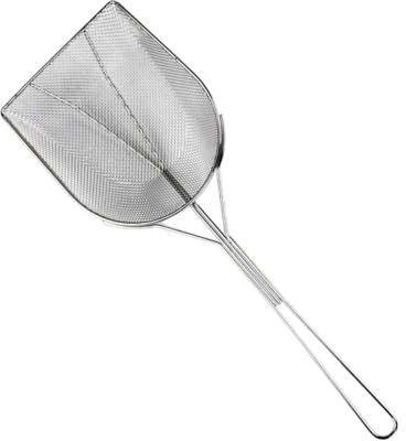 FytStycale Square Mesh Colander Spoon for Cooking Oil in Deep Fryers, S