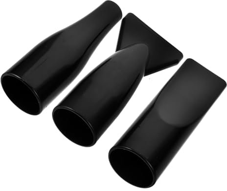 GALPADA 3 Pezzi Bocca del ugello per attacco diffusore per asciugacapelli ugello per asciugatrice creativa ugello per asciugacapelli attacco asciugacapelli diffusore AbS Nero
