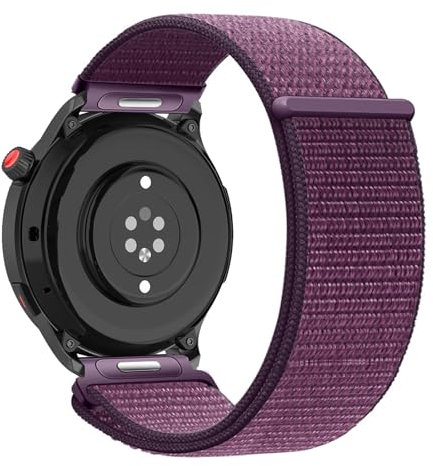 Nylon Bracelet de Montre pour Amazfit GTR 4 Sangle, avec Réglable à Libération Rapide Souple Bande de Remplacement pour Femme et Homme Compatible avec Amazfit GTR 4 Bracelet (1)