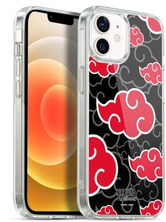 Head Case Designs Offizielle Naruto Shippuden Akatsuki Ikonisch Gelhülle [Militärischer Schutzgrad] Kompatibel Mit Apple iPhone 12 / iPhone 12 Pro Und Kompatibel Mit MagSafe