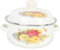 STOBAZA Cacerola de Esmalte Doble Asa para Cocina Potente Olla de Estofado para y Medicinas Diseño Vintage y de Limpiar