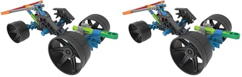 Basic Fun K'Nex Phantasie-Dünen-Baukasten, 17023, 40 Teile, Bunter Dünen-Baukasten Spielzeug für Jungen und Mädchen, Konstruktionsspielzeug für Kinder im Alter von 5 bis 10 Jahren (Packung mit 2)