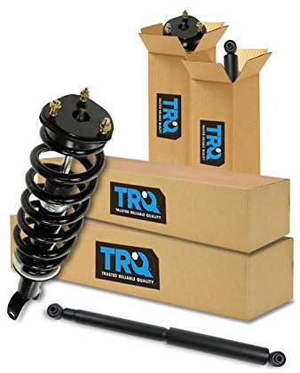 TRQ Komplette Federbeinmontage und Stoßdämpfer-Set, komplette Strebe und Schraubenfeder, kompatibel mit Dodge Ram 1500 2011-2018 Ram 1500 2019-2020 1500 Classic