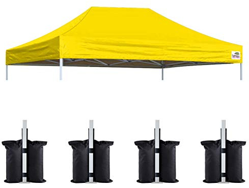 Eurmax Pop-Up-Pavillon-Zeltabdeckung, nur Ersatzabdeckung (25,4 x 38,1 cm, Gelb)