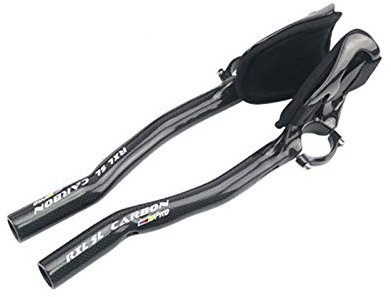 RXL SL triathlon lenker carbon 31.8mm TT bars 3K glänzend schwarz 340mm