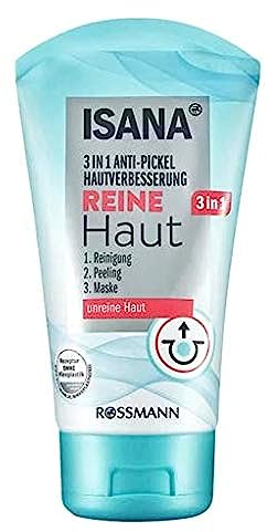 Reine Haut 3in1 Anti-Pickel Reinigungsmaske - Reinigung, Peeling und Maske - 3 Produkte in1! - 150 ml