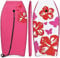 COSTWAY Bodyboard, Schwimmbrett Schwimmboard, Surfbrett Kinder und Erwachsene , Surfboard, Sup-Board 104x51x6cm (Rosa und weiß)