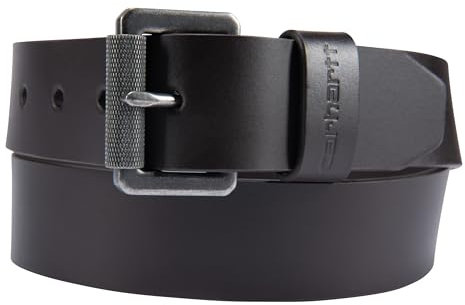 Carhartt Herren Trensenzaum Leder Rollschnalle Gürtel Braun 40