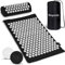 LifeGoods Akupressurmatte Mit Kissen - Akkupressmatte - Akkupressurmatte+ - Akupressur Matte - Akupunktur Matte - Massagematte - Rücken - Stachelmatte - Fakirmatte - Nagelmatte - Acupressure Mat