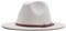 LIANGFANG Damen Fedora Hut Breite Krempe Floppy Wollfilz Filzhut Lederband Womens Classic Wide Brim Floppy Panama Hat Belt Buckle Wool Fedora Hat, Weiß, Einheitsgröße, AAC01