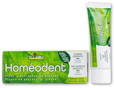 Homéodent - Dentifricio Anti-placca all'Anice Denti e Gengive 75 ml | trattamento completo, con estratti vegetali, ingredienti di origine naturale, carie, compatibile con trattamento omeopatico