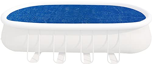 AVENLI Cleanplus Solarabdeckplane 504 x 260 cm für 540 x 304 cm Frame Pool Solarabdeckung Solarfolie oval blau