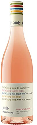 Squealing Pig Pinot Grigio Rosé Wine from Northern Italy (1 x 75cl)