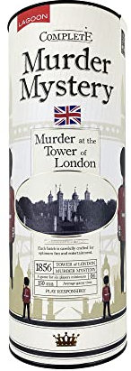University Games - Complete Murder Mystery at The Tower Game - Party - Mysterium - 6+ Spieler - Alter: ab 6 Jahren (mit einigen Inhalten 14 Jahren)