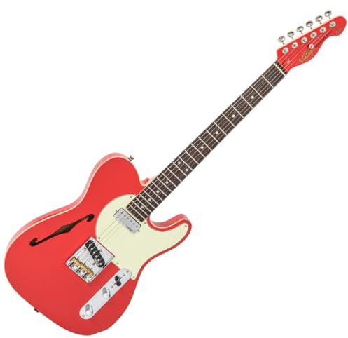 VINTAGE V72 ELECTRIC GUITAR - FIRENZA RED