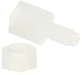 PATIKIL M3 Separador Tornillos 40 Paquete Nylon Hexagonal PCB Separadores Tuercas para Base Placas, Computadora Cajas, Circuitos Placas, Electrónica, (5mm+6mm, Blanco)
