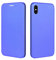 Compatible with iPhone Xs Max 6.5, Carbon Fiber Flip Case Carbon Fiber Hybrid Case Shockproof Wallet Cover with Strap Case for iPhone Xs Max 6.5