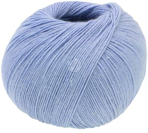 LANA GROSSA Meilenweit Seta | Sockengarn mit Seidenanteil, waschmaschinenfest | Handstrickgarn 55% Schurwolle (Merino), Polyamid, & Seide | 100g Wolle zum Stricken & Häkeln | 400m Garn FB34