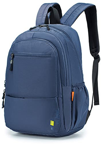 BAGZY Reiserucksack Rucksack Handgepäck 40x20x25 Ryanair Laptoptasche 15.6 Zoll Klein Rucksack Leicht Kabinentasche Daypack Reisetasche für Arbeiten College [Blau]