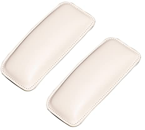 Floatdream 2 Stücke Auto Beinkissen Knieschoner, Auto Knieschoner Kissen, Autotürarmlehne, für Autoinnenraum, Knieschoner, universelle Schutzvorrichtung für alle Autos (Beige)