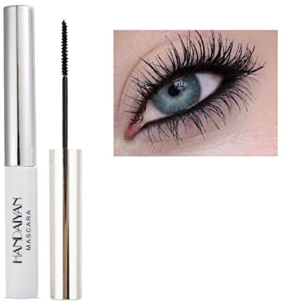 Christmas 4D Coloured Mascara - Black, Waterproof, Thick & Long Smudge-proof Eyelash Makeup for Party & Stage Use - Make Lashes Lengthening, Volumizing