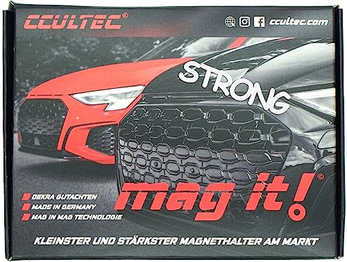 Ccultec mag it! V3 mit TÜV SÜD Gutachten - Magnetischer Kennzeichenhalter