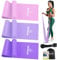 GYMERK Fitnessbänder 3er-Set, 1.8m Gymnastikband mit 3 Widerstandsstufen, Fitnessband mit Türanker Tragetasche und Übungsanleitung, ideal für Yoga, Pilates, Krafttraining