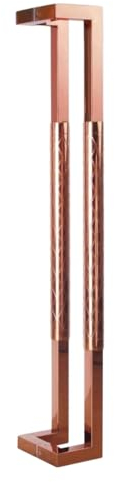 tirador de puerta Manija de Puerta de Tienda de Acero Inoxidable con Barra de Agarre Empuje y Tracción Puerta Vidrio Moderna Tallada Antideslizante, Perilla Puerta Doble Cara Hotel Villa Industrial (