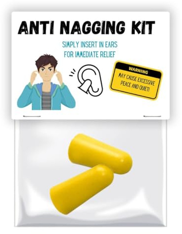 Novelty Joke Gift | Secret Santa | Funny Birthday Gift | Stocking Filler (Anti-Nag Kit)