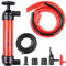 Siasky Siphon Pump Fluid Transfer Pump(2nd Generation), Fuel Transfer Hand Pump Kit for Gas, Oil, Water and Liquids, Efficient and Lightweight