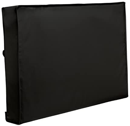 BESTonZON Outdoor Tv Abdeckung Wetterfest Staubdicht Mit Bodenabdeckung Und Strapazierfähigen Öffnungen Inklusive Mikrofasertuch Zum Schonenden Reinigen Langlebiger Schutz Für Fernseher Im a