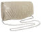 RPAEOY Clutch Damen Plissiert Abendtasche Abnehmbarer Kettentasche Modische Handtasche Hochzeit Freizeit Date Hochzeit Cocktail Party Tanz Party Geburtstagsfeier Geschenk (Champagne)