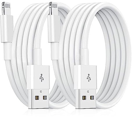 iPhone Charging Cable 2M, iPhone 14 Charger Lead Long, USB A to Lightning Cable 6ft Original iPhone Fast Charger Wire for Apple iPhone 14 Pro/14 Pro Max/13/12/11/X/6 Plus/5S/mini/SE iPad/iPad Air 2
