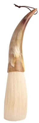VOCUE Chinesischer Pinselstift Ochsenhorn Stifthalter Großer Schreibpinsel Gebogene Hörner Malerei Pinsel Stift für Paare Schreiben