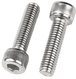 Muarted 1/2/5/10 Stück Linksgewinde M3 M4 M5 M6 M8 M12 DIN912 304 A2-70 Edelstahl Innensechskant Innensechskantschraube(2pcs M8x30)