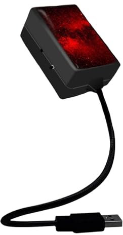 Lumières de toit USB Star – Projecteur USB Star, éclairage intérieur de toit de voiture | Emrefasion Minni LED Projection romantique USB veilleuse pour voiture maison plafond Plug and Play atmosphère