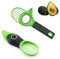 Hinapan 2 pièces Coupe-Avocat 3 en 1, Coupe-Avocat Multifonctionnel et extracteur de graines, éplucheur à Couteau avec poignée Confortable, Parfait pour épépiner, Couper et ramasser