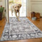 AMEHA Door Mat Indoor 80 x 150 cm Vintage Entrance Floor Mats Non Slip Washable Doormats Outside Dirt Trapper Heavy Duty Doormat Low Profile Super Soft Front Door Mat (Harmony)