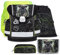 Belmil Schulranzen Set 403-13/AG/S/R 5 - teilig ergonomischer Schulranzen Set mit Regenschutz 1. klasse 2. klasse 3. klasse - Super Leicht 930-990 g/Grundschule (Black Panther 2)