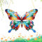 Sonnenfänger, Sonnenfänger Fenster Fensterdekoration Acryl Gebeizter Kolibri-Sonnenfänger für Fenster, Terrasse, Wand, Haus, Büros und Garten (Schmetterling)