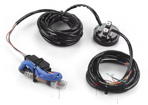 Lambdasonde O2 0258017025 Sauerstoffsensor AFR-Sensor-Controller-Messgerät 30-0300 X-Serie Breitband-O2-Luft-Kraftstoff-Verhältnis-Messgerät-Kit LSU 4.9 Sauerstoffsensor Adapter