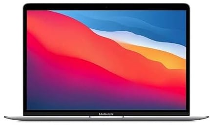 Apple MacBook Air 13 mit M1, 8-Core CPU & 7-Core GPU (13 Zoll, 8 GB RAM, 128 GB SSD, QWERTY Englisch) Silber – Generalüberholt