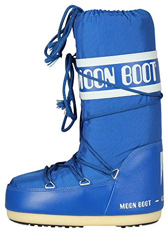Moon Boot Nylon, Stivali da Neve Unisex Adulto, Blu (Blu Elettrico), 35/38 EU