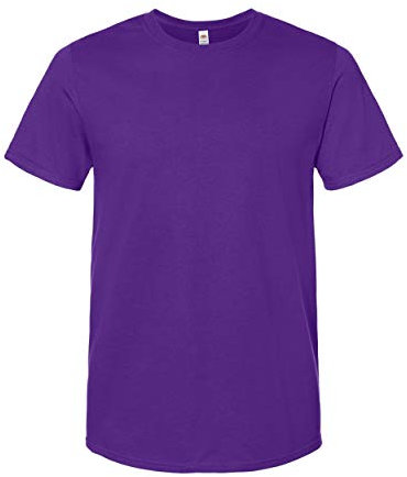 Fruit of the Loom Maglietta iconica da Uomo, Viola, L