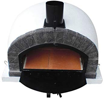 Impexfire Traditioneller Holzbackofen Brazza 120 inklusive Kaminrohr und Regenhut