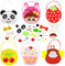 Favengo 6 Stück Filz Bastelsets, Kinder Nähsets Zum Selber Nähen, DIY Handwerk Filztasche, Niedliche Handtasche, Kinderspielzeug, Kreatives Handgefertigtes Geschenk für Mädchen Jungen