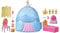 Disney Princess F1386 Secret Styles Cinderella Story Skirt, Playset with Doll, Clothes and More, Multicolor, Toy for Girls 4 Years and Up