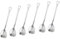 IKAAR Tea Spoons Teaspoons Stainless Steel Latte Spoons Heart Shape Coffe Spoon Ideal for Coffee Dessert & Ice Cream Pack of 6