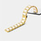 HNGM Uhrenarmband Keramisches Edelstahlband 20mm 22mm Armbandarmband (Band Color : Gold White, Band Width : 20mm)