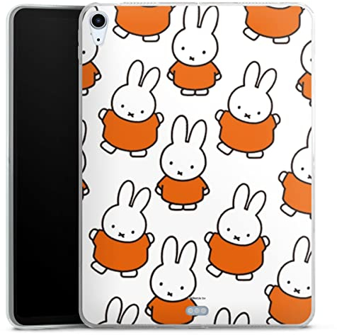 DeinDesign Silikon Hülle kompatibel mit Apple iPad Air 2020 (2020) Case Tablet Hülle Muster Miffy Hase